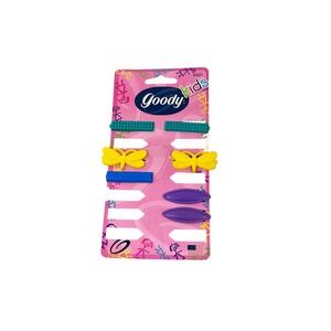 Vintage 1999 Goody Kids Snap Tight Barrettes Hair Clips Butterfly Teal Purple